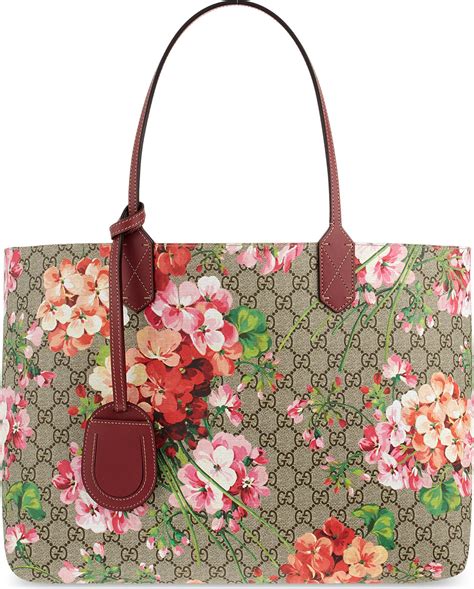 gucci tote with flowers|gucci tote bag 2020.